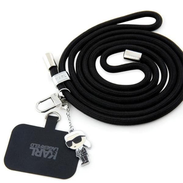 KarlLagerfeldCBDYCord-Universalphonestrap(black)