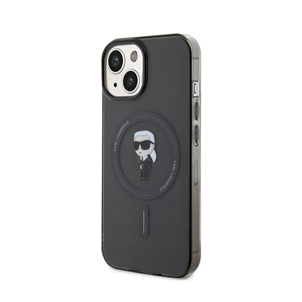 Karl Lagerfeld IML Ikonik MagSafe - iPhone 15 etui (sort)