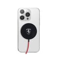 Miniatyrbild 2 av 2: FerrariMagSafeShield-logotyp-MagSafe15Winduktivladdare(svart)