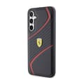 Miniatyrbild 2 av 2: FerrariTwistMetalLogo-SamsungGalaxyS23FEFodral(svart)