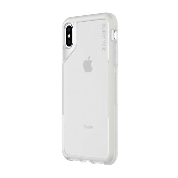 Griffin Survivor Endurance - Cover til iPhone Xs Max (Klar/Grå)