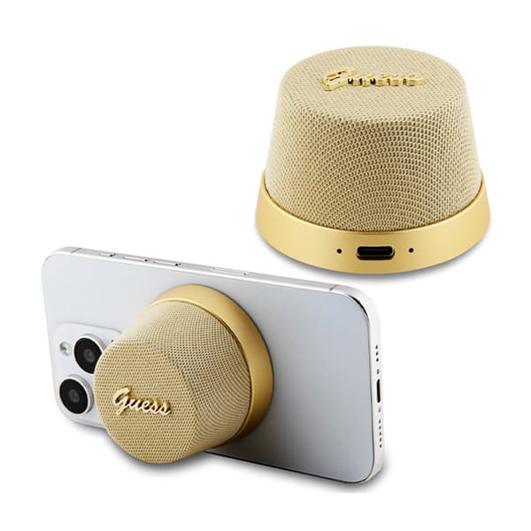 GuessMagneticScriptMetalLogo-BluetoothspeakerV5.3(gold)