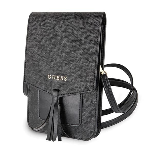 Guess 4G Uptown Wallet -puhelinlaukku (musta)