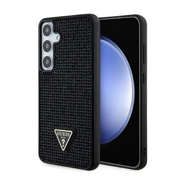 Guess Rhinestone Triangle - Fodral Samsung Galaxy S24+ (svart)