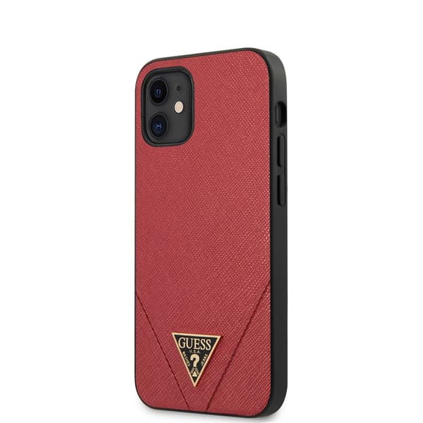 GuessSaffianoV-CoveriPhone12Mini(rød)