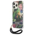 Miniatyrbillede 2 af 2: Guess Flower Cord - Cover for iPhone 13 Pro Max (Blue)