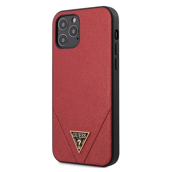 GuessSaffianoV-CovertiliPhone12ProMax(rød)