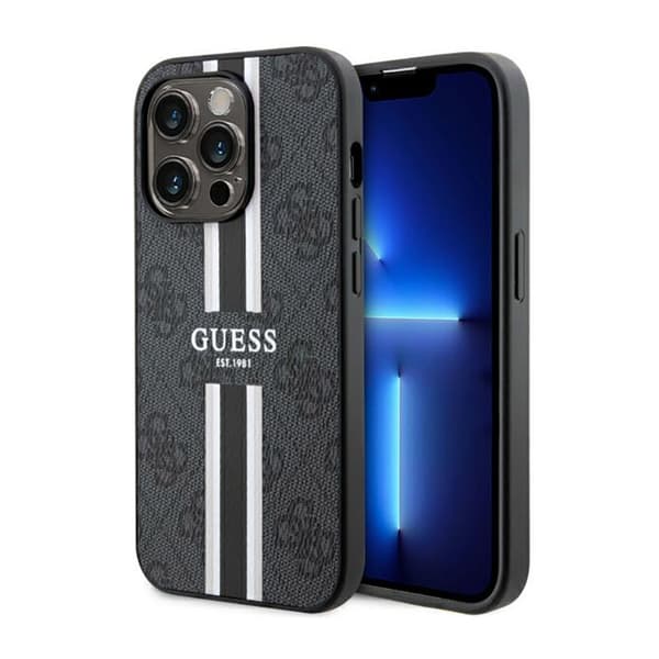 Guess4GPrintedStripesMagSafe-EtuitiliPhone14Pro(sort)