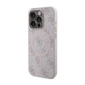 Pikkukuva 2 / 2: Guess4GCollectionnahkainenmetallilogoMagSafe-koteloiPhone15Prolle(vaaleanpunainen)
