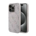Pikkukuva 1 / 2: Guess4GCollectionnahkainenmetallilogoMagSafe-koteloiPhone15Prolle(vaaleanpunainen)