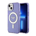 Miniatyrbillede 1 af 2: Guess Glitter Gold MagSafe - Casse for iPhone 14 Plus (Purple)