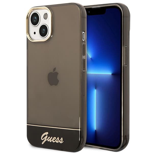 Guess Translucent - Case for iPhone 14 Plus (Black)