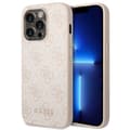 Miniatyrbillede 1 af 2: Guess4GMetalGoldLogoCoveriPhone14Pro(Pink)