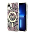 Miniatyrbillede 1 af 2: GuessFlowerMagSafe-CovertiliPhone14Plus(Pink)