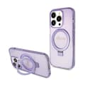 Pikkukuva 1 / 2: Guess Ring Stand Script Glitter MagSafe - iPhone 15 Pro Case (Purple)
