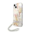 Miniatyrbillede 1 af 2: GuessFlowerCord-CovertiliPhone14Plus(lilla)