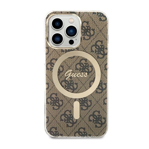 Guess4GMagSafe-CovertiliPhone13Pro(brun)