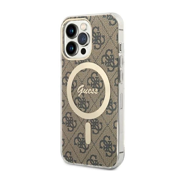 Guess4GMagSafe-CovertiliPhone13Pro(brun)