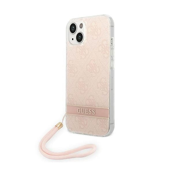 Guess4GPrintCord-CovertiliPhone14Plus(Pink)