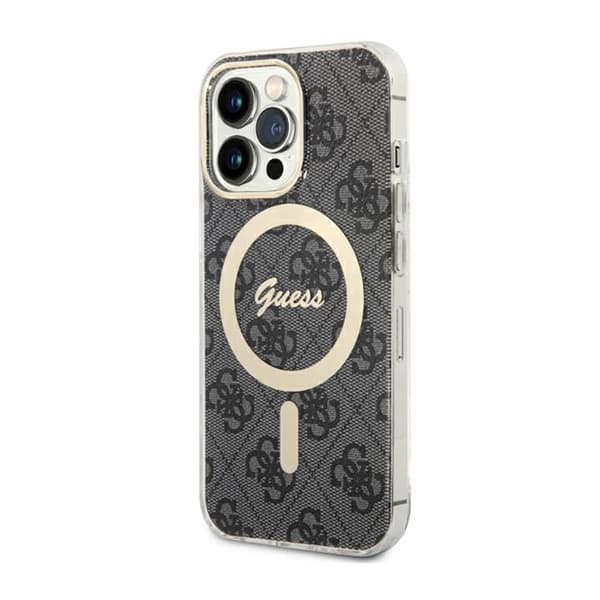Guess4GMagSafe-koteloiPhone13Prolle(musta)