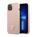 Miniatyrbillede 1 af 2: GuessSaffianoTriangleLogoCover-CovertiliPhone14Plus(Pink)