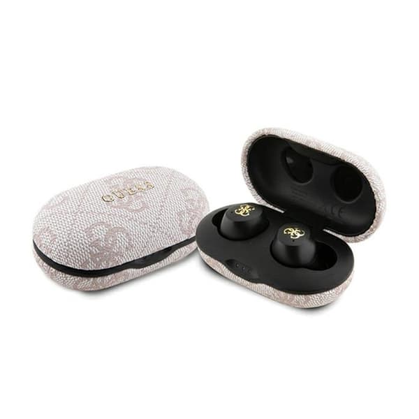 Guess4GMetalLogo-TWSENCBluetoothheadphones+chargingcase(pink)