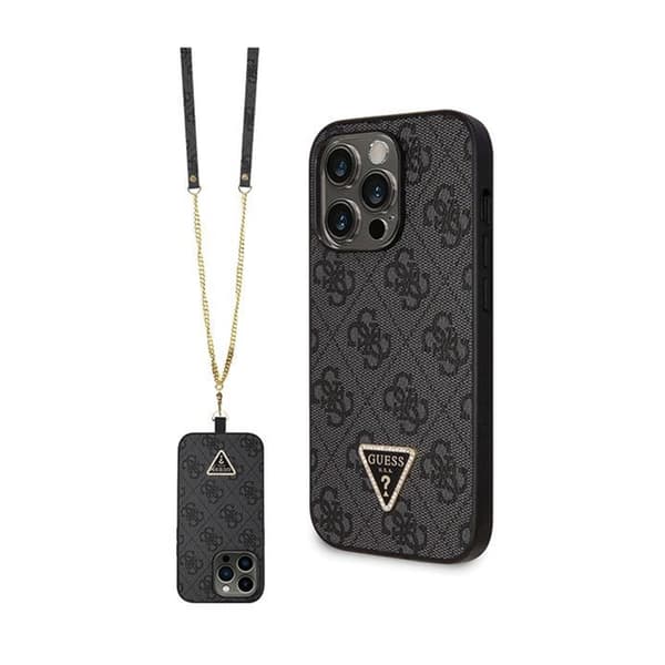 GuessCrossbody4GMetalLogo-iPhone14ProCover(sort)