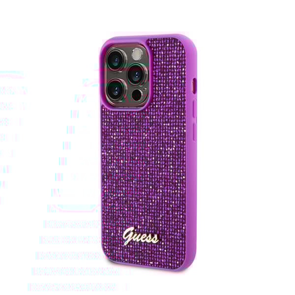 GuessDiscoMetalScript-CovertiliPhone15Pro(Fuchsia)
