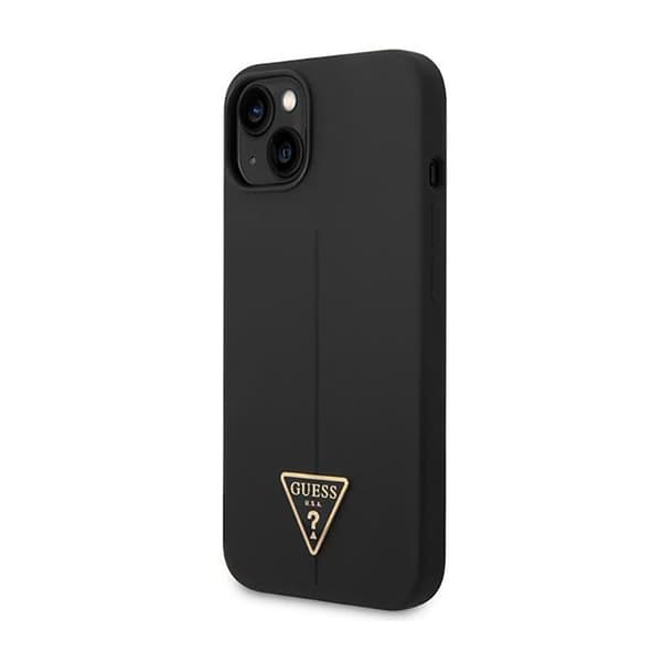 GuessSilikoneTriangleLogo-EtuitiliPhone14Plus(sort)