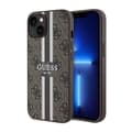 Miniatyrbillede 1 af 2: Guess 4G Printed Stripes MagSafe - Case for iPhone 14 (Brown)