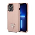 Miniatyrbillede 1 af 2: GuessSaffianoTriangleLogoCover-CovertiliPhone14Pro(Pink)