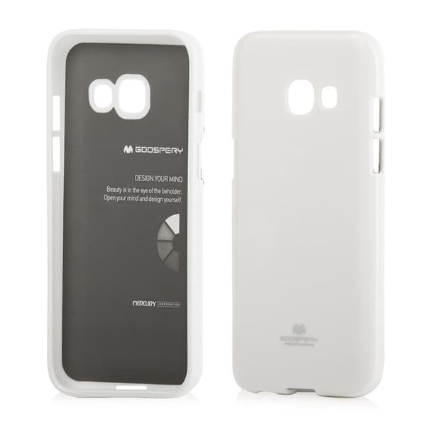 Mercury Jelly - Fodral för Samsung Galaxy A3 (2017) (Vit)