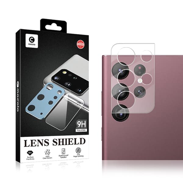 Mocolo Silk Kameralinseglas - Beskyttelsesglas til Samsung Galaxy S22 Ultra kameralinse