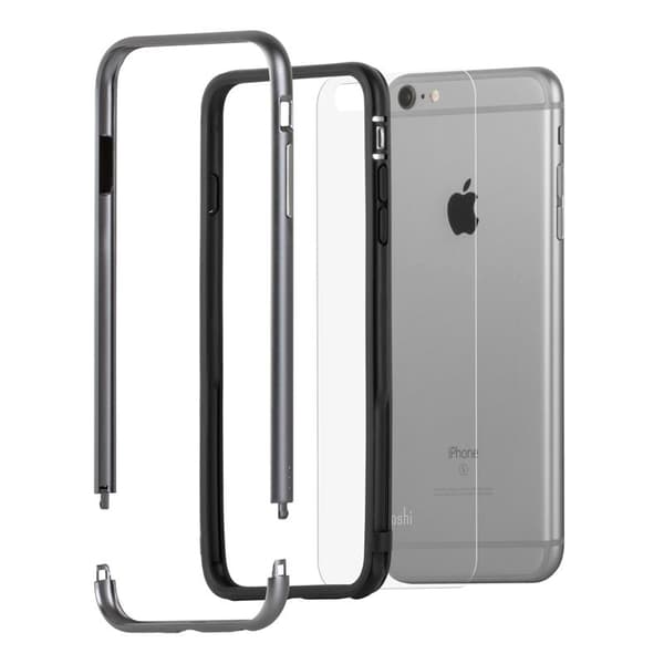 MoshiiGlazeLuxe-MetalBumperCaseforiPhone6sPlus/iPhone6Plus(TitaniumGray)