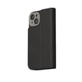 Miniatyrbillede 2 af 2: MoshiOvertureMagSafe-Læder3-i-1etuimedflipcovertiliPhone15(MidnightBlack)