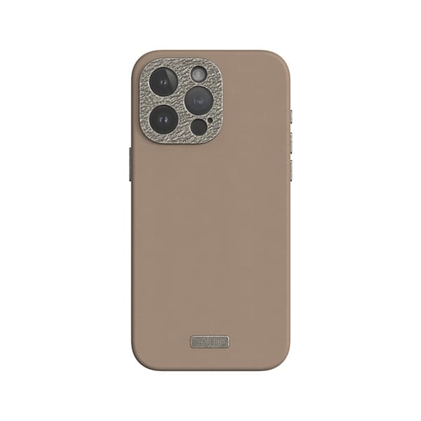 Moshi Napa MagSafe - Lædercover til iPhone 15 Pro (Woodsmoke Brown)