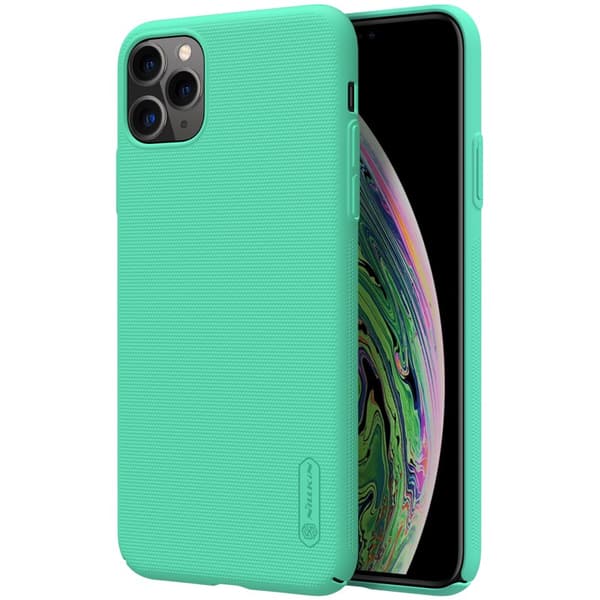 Nillkin Super Frosted Shield - kotelo Apple iPhone 11 Pro Maxille (mintunvihreä)