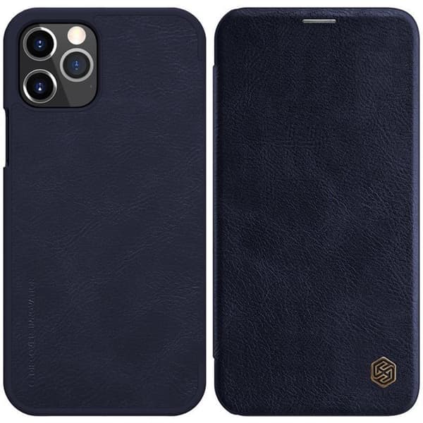 Nillkin Qin Leather Case - Case for Apple iPhone 12 Pro Max (Blue)
