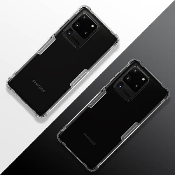 Nillkin Nature TPU Case - Suojakuori Samsung Galaxy S20 Ultralle (valkoinen)