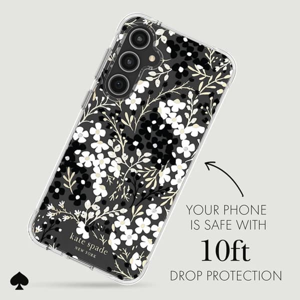 KateSpadeNewYorkMultiFloral-SamsungGalaxyS23FE5G-fodral(svartochvitt)