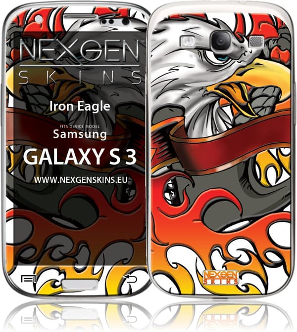 NexgenSkinsmed3D-effektförSamsungGalaxyS3(IronEagle3D)