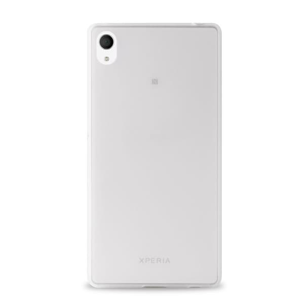 PURO Ultra Slim "0.3" Cover MFX - Kotelosarja + kalvo Xperia M4 AQUA -näytölle (läpinäkyvä)