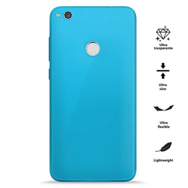 PURO 0.3 Nude – kotelo Huawei P8 Lite (2017) / Honor 8 Lite (Fluo Blue)