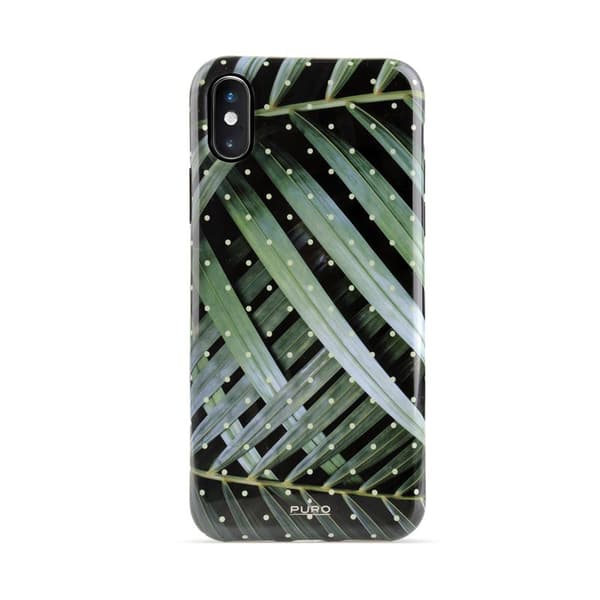 PUROGlamTropicalLeaves-EtuitiliPhoneXs/X(BrilliantLeaves)