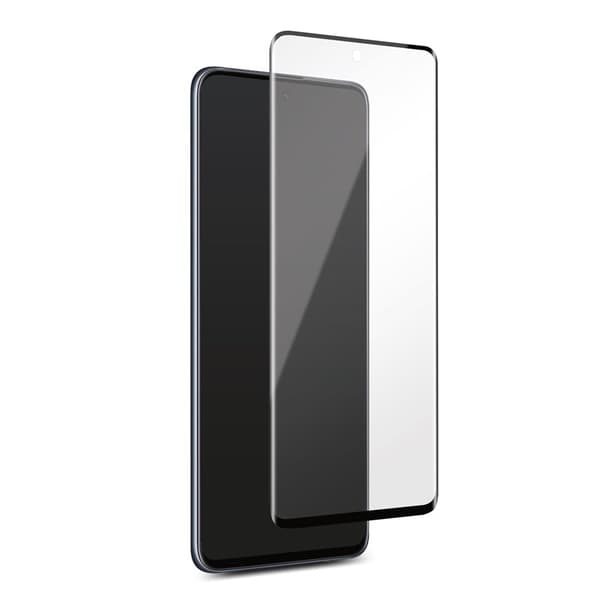 PURO Frame Tempered Glass - Beskyttelsesglas til skærmen på Samsung Galaxy A51 (sort ramme)