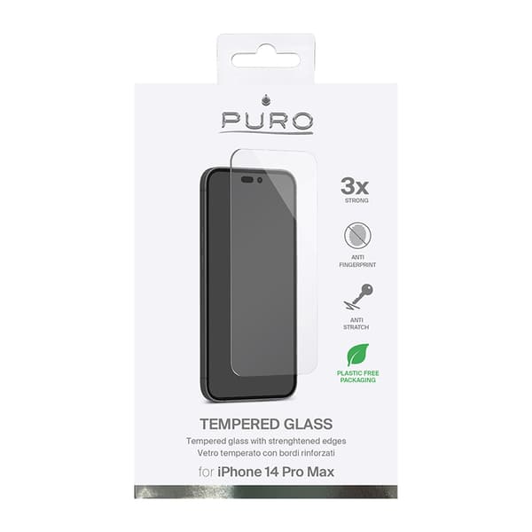 PURO Beskyttelsesglasset til iPhone 14 Pro Max skærmen