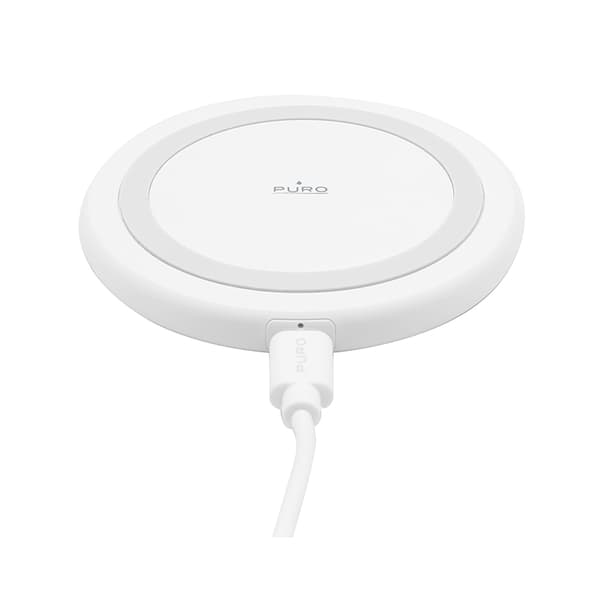 PUROWirelessChargingStationQI-Qiinduktiivinenlangatonlaturi(valkoinen)