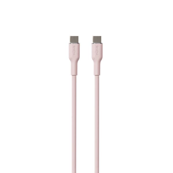 PUROICONSoftKabel-KabelUSB-CtilUSB-C1,5m(DustyPink)