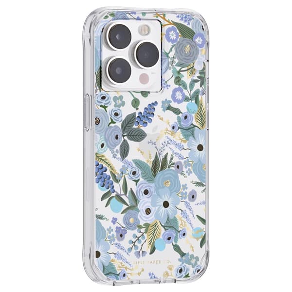 RiflePaperClear-CovertiliPhone14Pro(GardenPartyBlue)