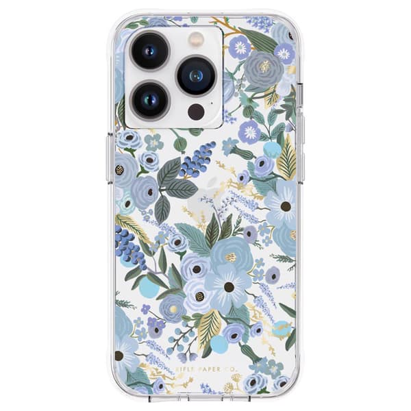 RiflePaperClear-CovertiliPhone14Pro(GardenPartyBlue)